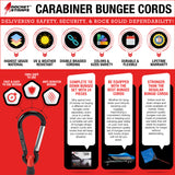 29pc Carabiner Bungee Cord Set