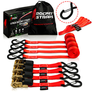 Ratchet Straps 1" x 17' - 2200lbs